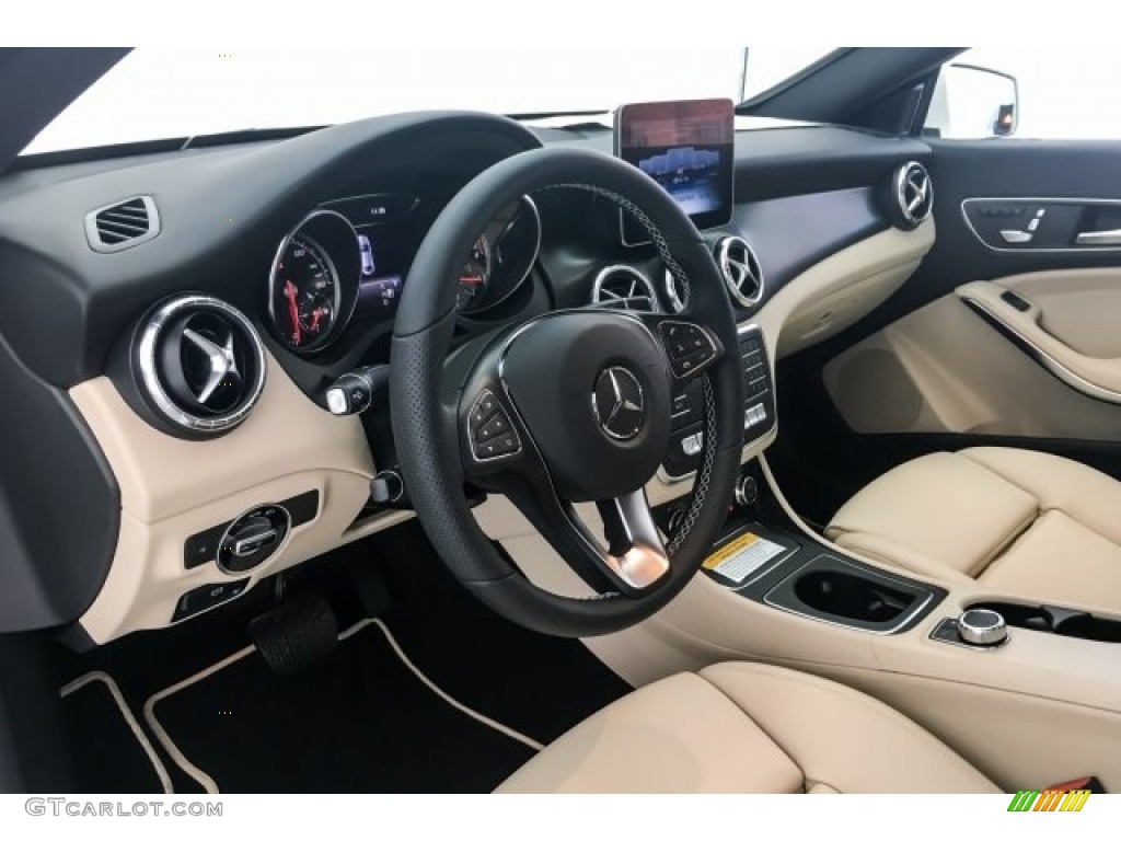 Sahara Beige Interior 2019 Mercedes-Benz CLA 250 Coupe Photo #128846739