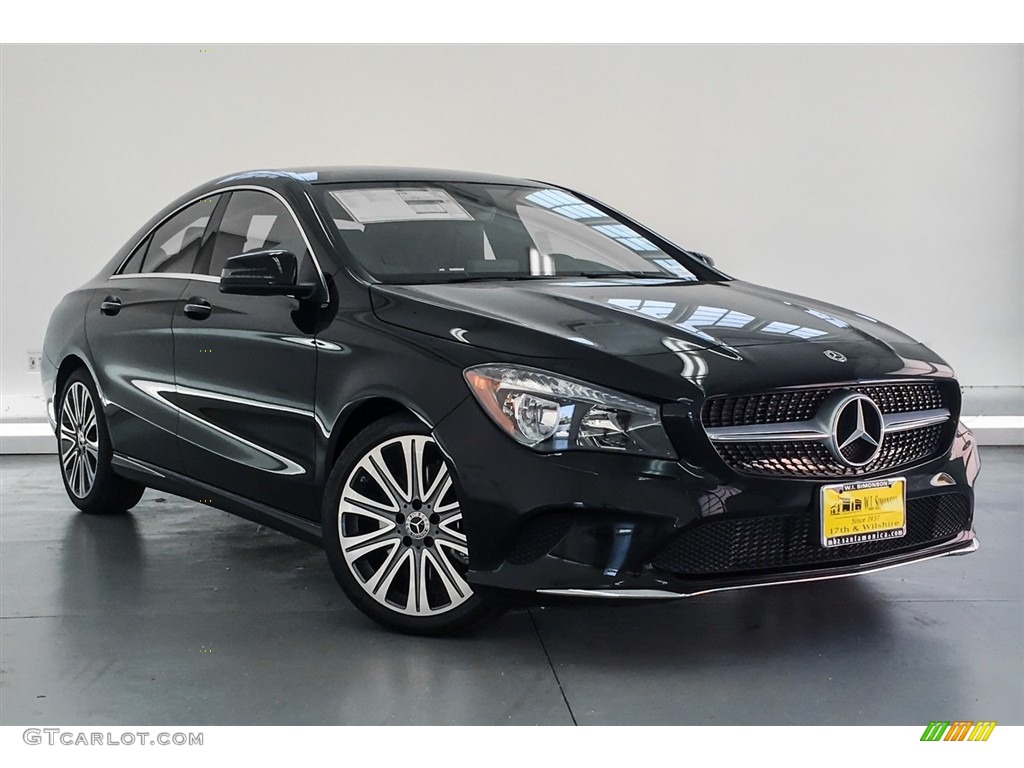 Night Black 2019 Mercedes-Benz CLA 250 Coupe Exterior Photo #128847192