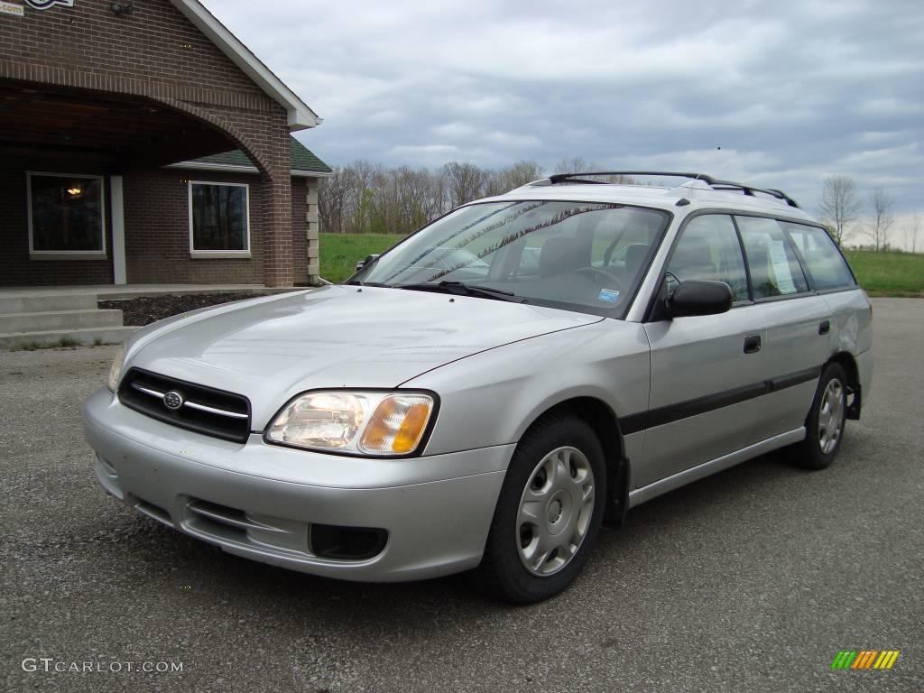 2002 Legacy L Wagon - Titanium Pearl / Gray photo #1