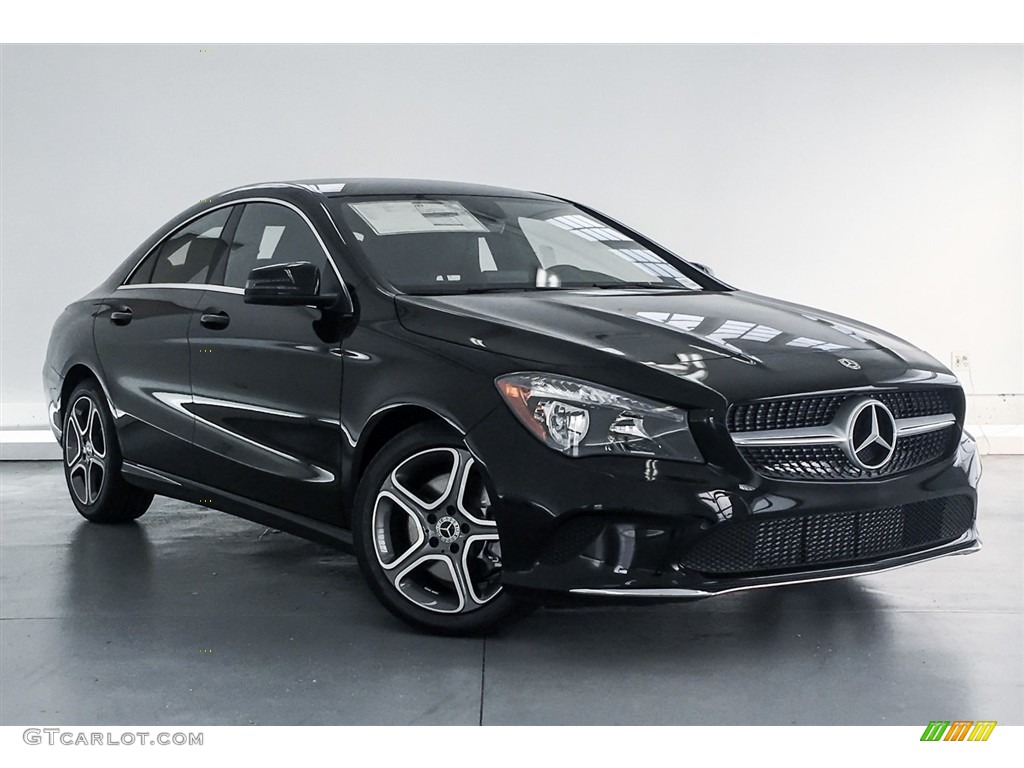 Night Black 2019 Mercedes-Benz CLA 250 Coupe Exterior Photo #128847495