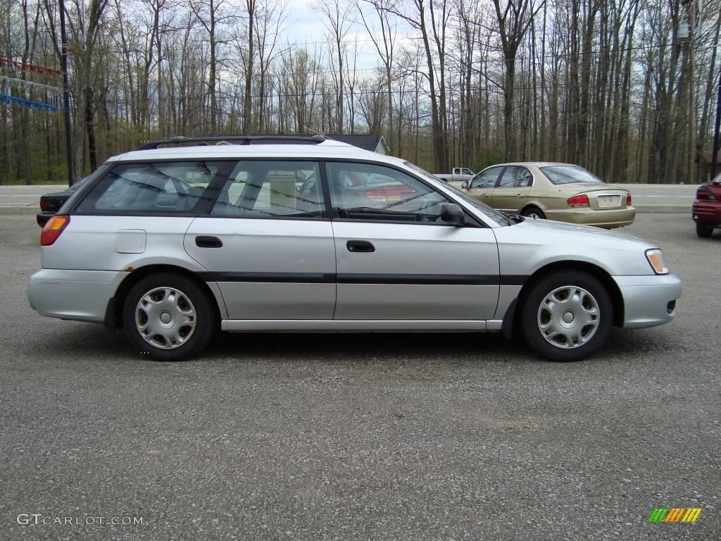2002 Legacy L Wagon - Titanium Pearl / Gray photo #6
