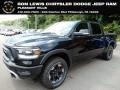 2019 Diamond Black Crystal Pearl Ram 1500 Rebel Crew Cab 4x4  photo #1