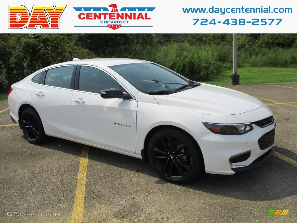 2018 Malibu LT - Summit White / Jet Black photo #1