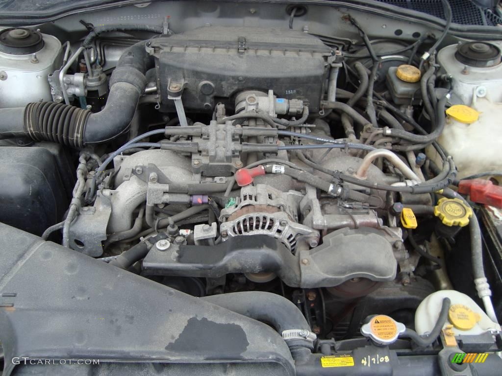 2002 Legacy L Wagon - Titanium Pearl / Gray photo #14