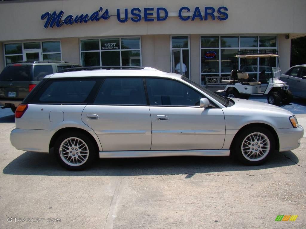 2002 Legacy GT Wagon - Titanium Pearl / Dark Gray photo #1