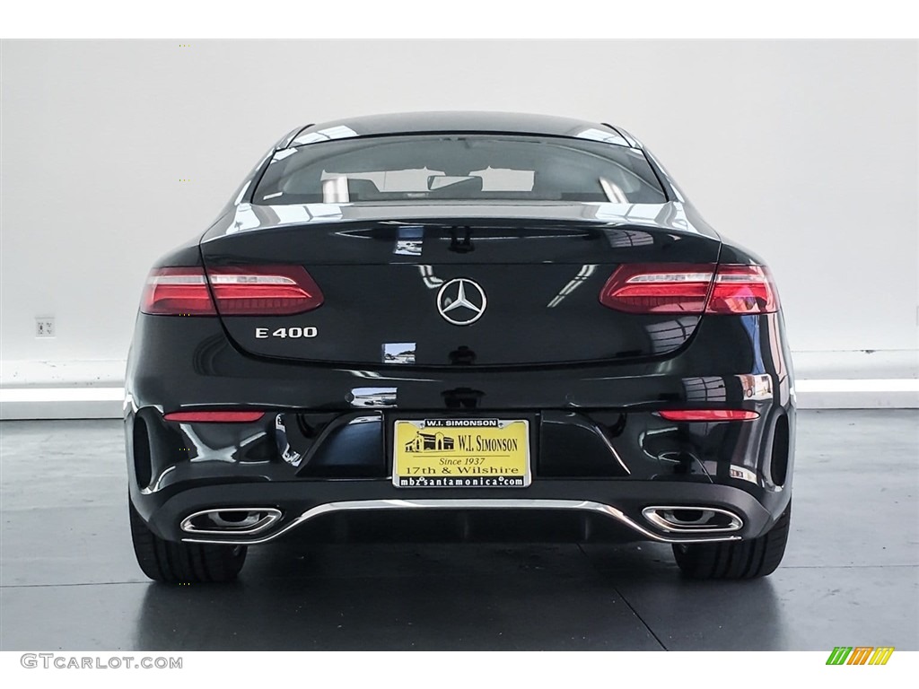 2018 E 400 Coupe - Black / Black photo #3
