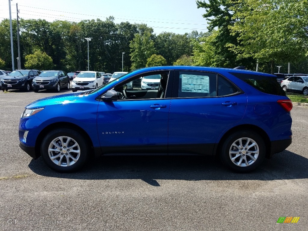 2019 Equinox LS AWD - Kinetic Blue Metallic / Medium Ash Gray photo #3