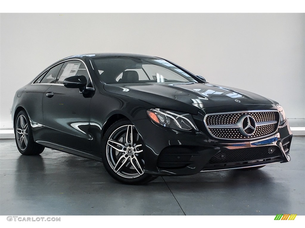 2018 E 400 Coupe - Black / Black photo #12