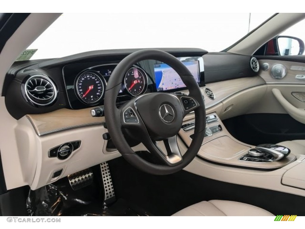 2018 E 400 Coupe - designo Cardinal Red Metallic / Macchiato Beige/Espresso Brown photo #4