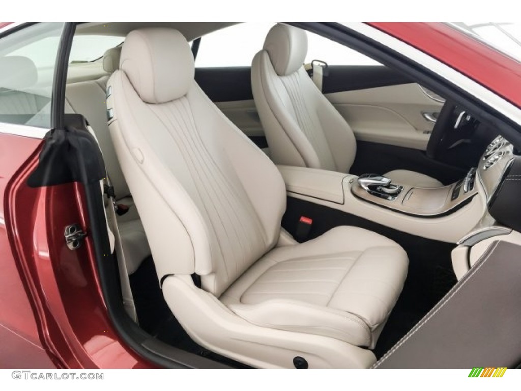 2018 E 400 Coupe - designo Cardinal Red Metallic / Macchiato Beige/Espresso Brown photo #5