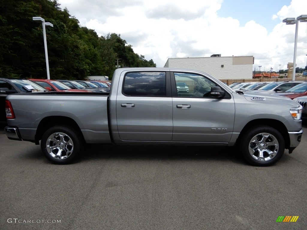 2019 1500 Big Horn Crew Cab 4x4 - Billett Silver Metallic / Black photo #7