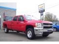 Victory Red - Silverado 3500HD LT Crew Cab 4x4 Photo No. 3