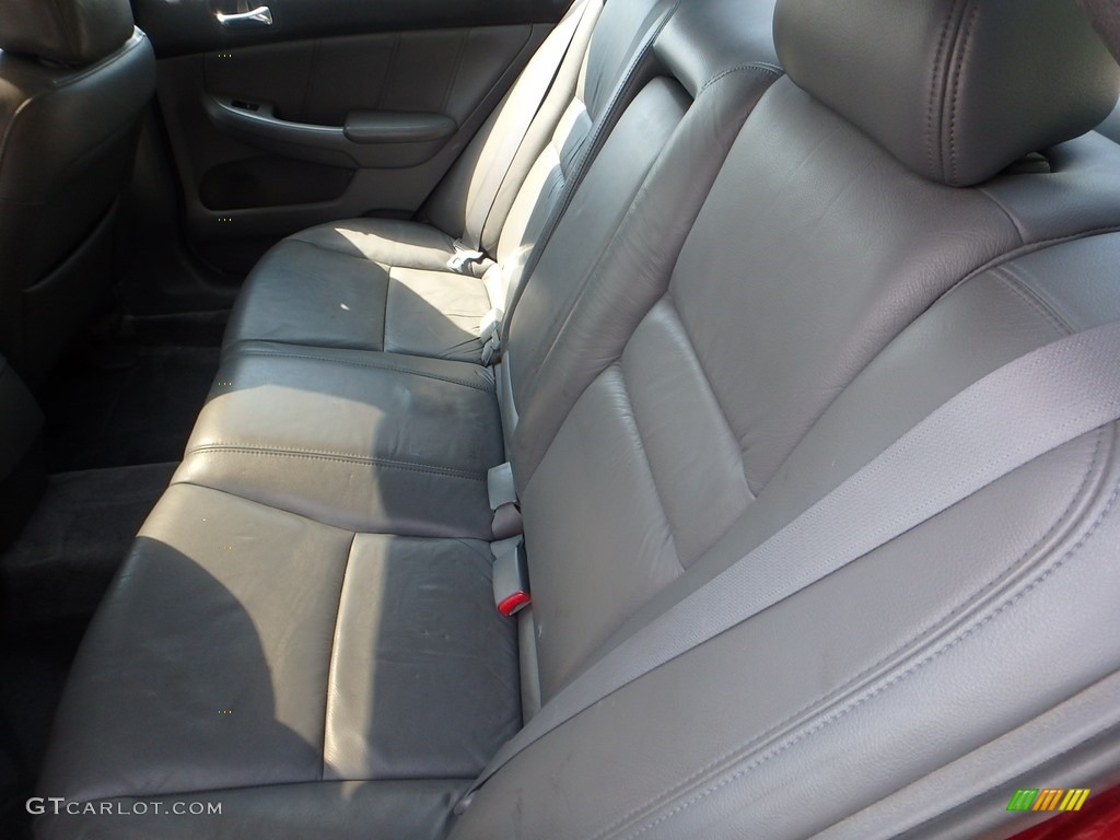 2004 Accord EX V6 Sedan - Redondo Red Pearl / Gray photo #9