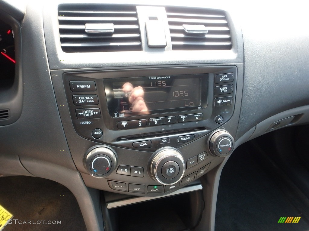 2004 Accord EX V6 Sedan - Redondo Red Pearl / Gray photo #13