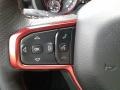 Black/Red 2019 Ram 1500 Rebel Crew Cab 4x4 Steering Wheel