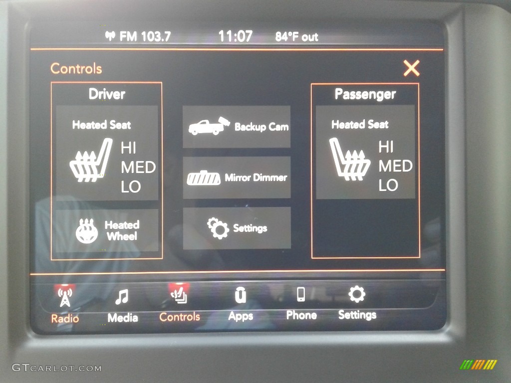 2019 Ram 1500 Rebel Crew Cab 4x4 Controls Photo #128854905