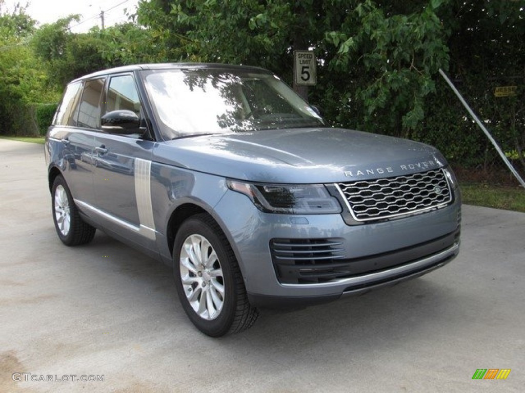 2018 Range Rover HSE - Byron Blue Metallic / Ebony/Ivory photo #2