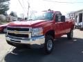 Victory Red - Silverado 3500HD LS Regular Cab 4x4 Photo No. 4