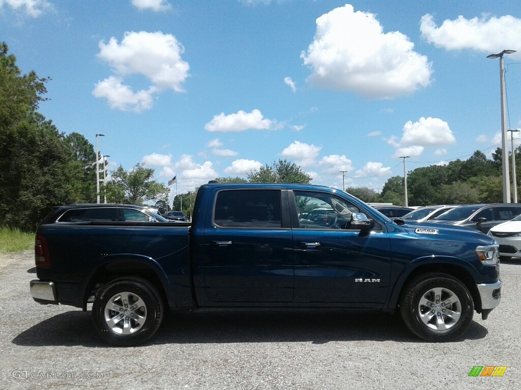 2019 1500 Laramie Crew Cab - Patriot Blue Pearl / Black photo #6