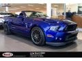 Deep Impact Blue 2014 Ford Mustang Shelby GT500 Convertible