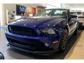 2014 Deep Impact Blue Ford Mustang Shelby GT500 Convertible  photo #2