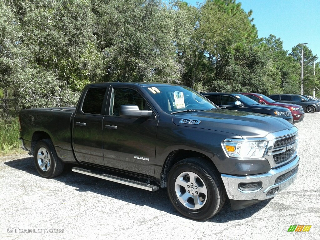 2019 1500 Tradesman Quad Cab - Granite Crystal Metallic / Black photo #7