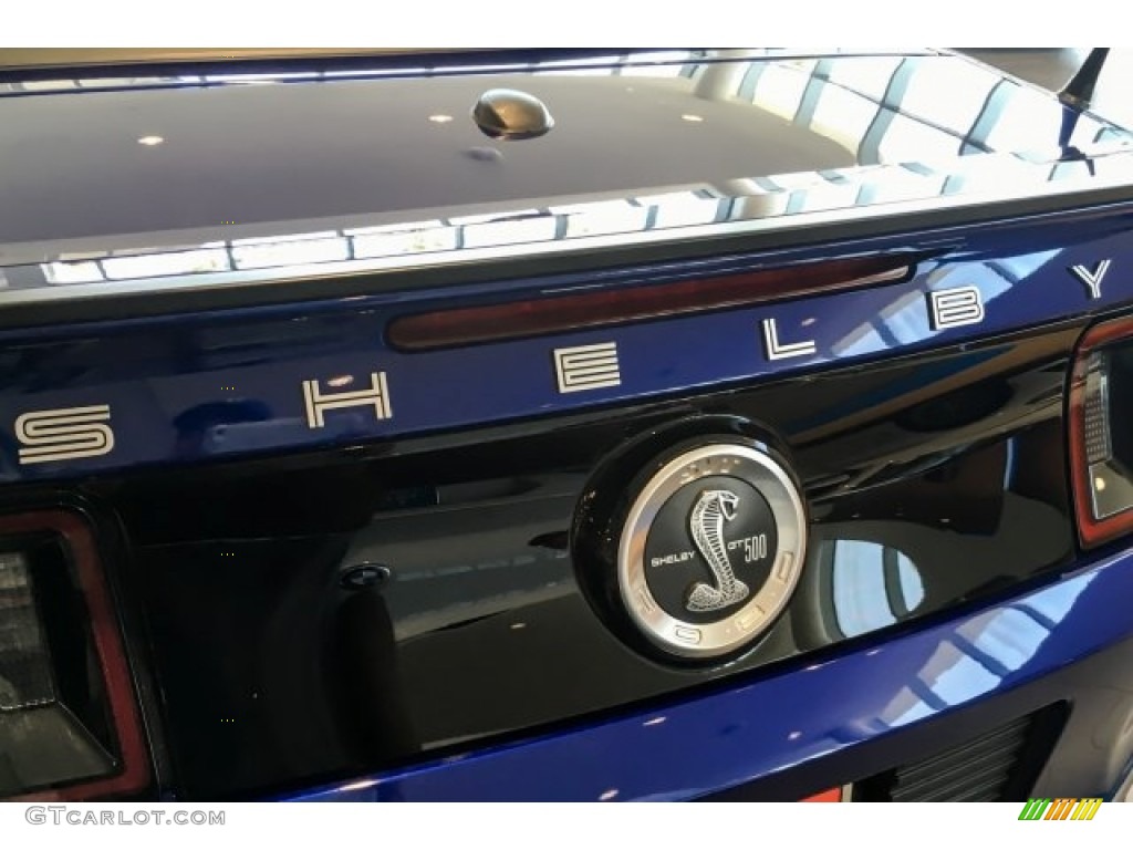 2014 Mustang Shelby GT500 Convertible - Deep Impact Blue / Shelby Charcoal Black/Black Accents photo #7
