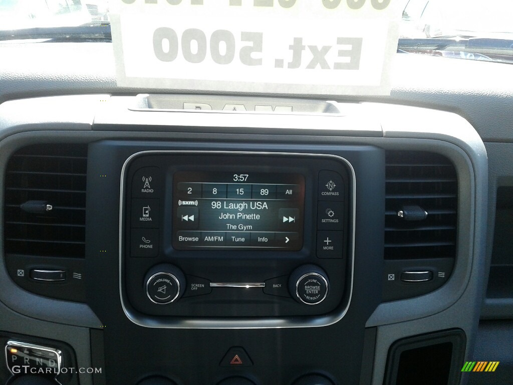 2018 1500 Express Quad Cab 4x4 - Blue Streak Pearl / Black/Diesel Gray photo #15
