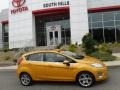 Yellow Blaze Metallic Tri-Coat - Fiesta SES Hatchback Photo No. 2