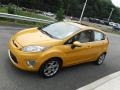 Yellow Blaze Metallic Tri-Coat - Fiesta SES Hatchback Photo No. 6