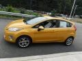 2011 Yellow Blaze Metallic Tri-Coat Ford Fiesta SES Hatchback  photo #7