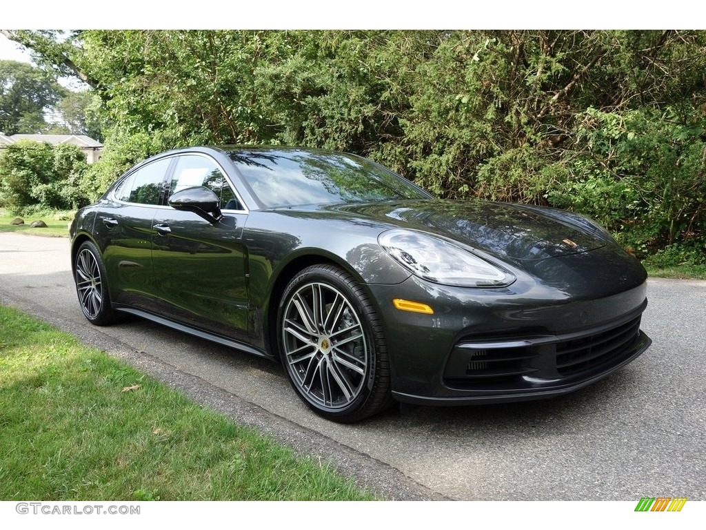 2018 Panamera 4S - Volcano Grey Metallic / Black photo #1