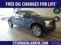 2018 Blue Jeans Ford F150 XL SuperCab 4x4  photo #1