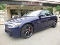 Montecarlo Blue Metallic 2018 Alfa Romeo Giulia Ti AWD Exterior