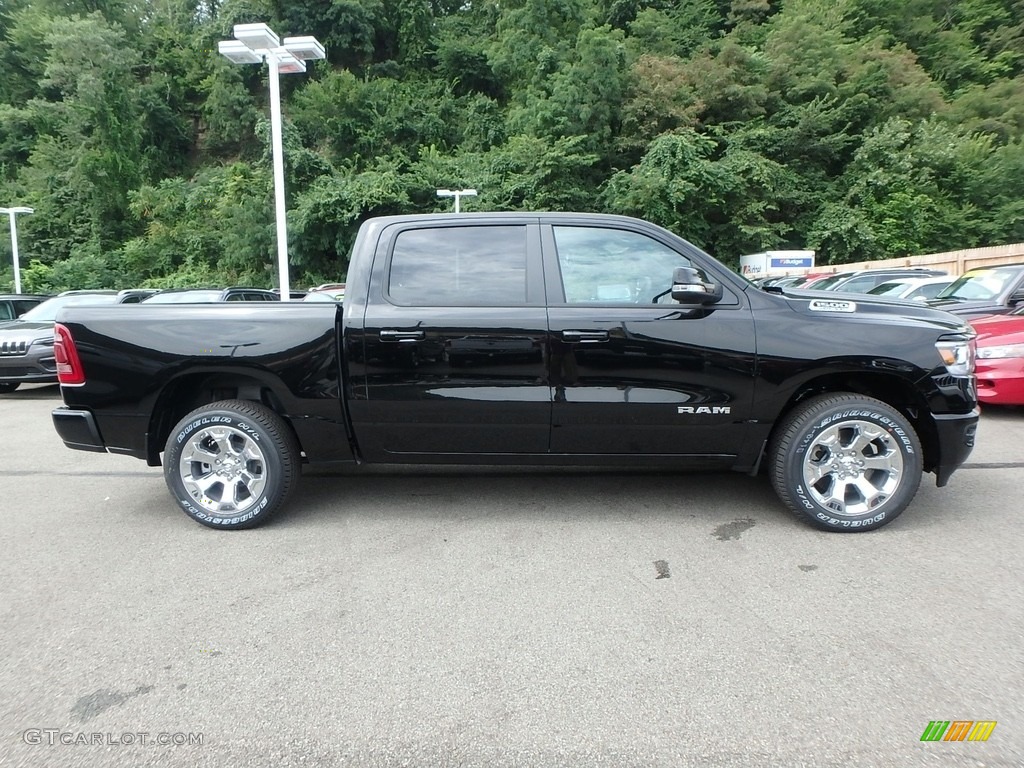 2019 1500 Big Horn Crew Cab 4x4 - Diamond Black Crystal Pearl / Black photo #6