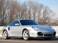 2003 Arctic Silver Metallic Porsche 911 Turbo Coupe  photo #2