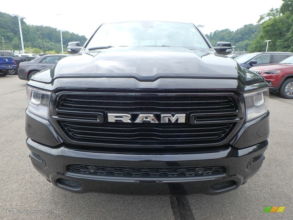 2019 1500 Big Horn Crew Cab 4x4 - Diamond Black Crystal Pearl / Black photo #8