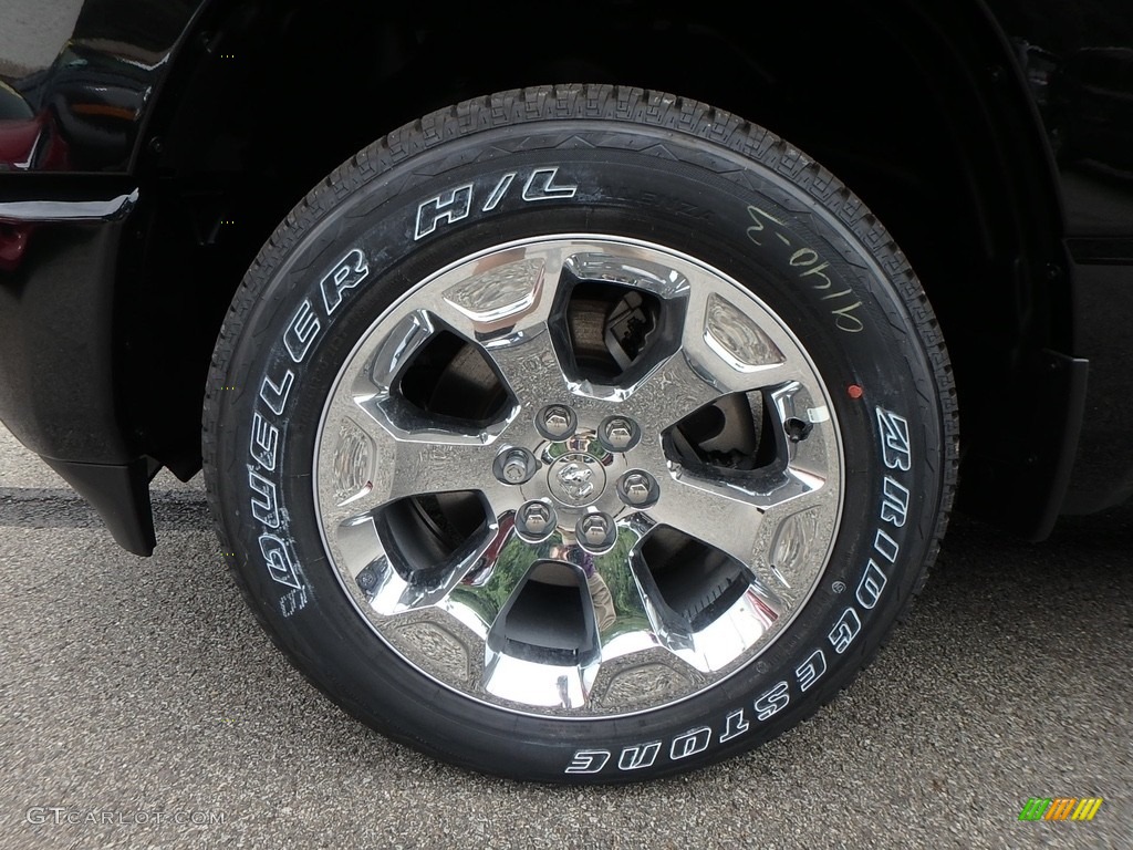 2019 1500 Big Horn Crew Cab 4x4 - Diamond Black Crystal Pearl / Black photo #9