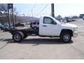 2009 Summit White Chevrolet Silverado 3500HD Work Truck Regular Cab 4x4 Chassis  photo #4