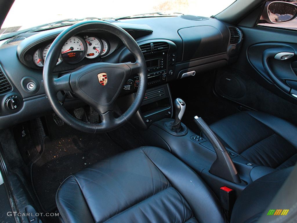 2003 911 Turbo Coupe - Arctic Silver Metallic / Black photo #4