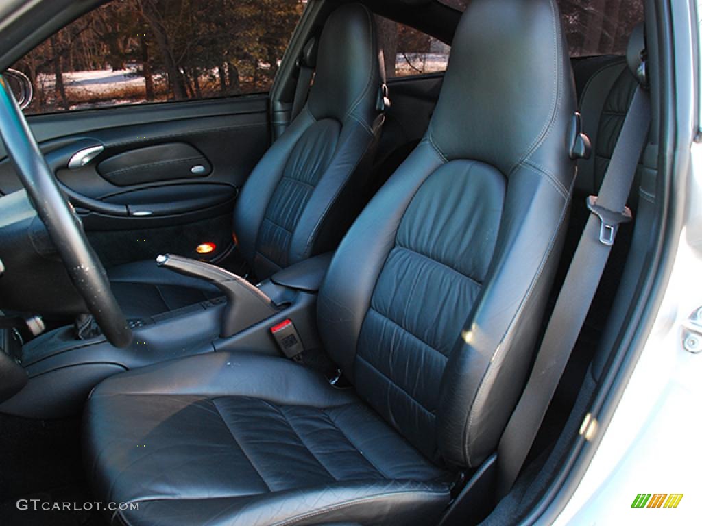 2003 911 Turbo Coupe - Arctic Silver Metallic / Black photo #5