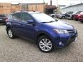 2015 Blue Crush Metallic Toyota RAV4 Limited AWD  photo #4