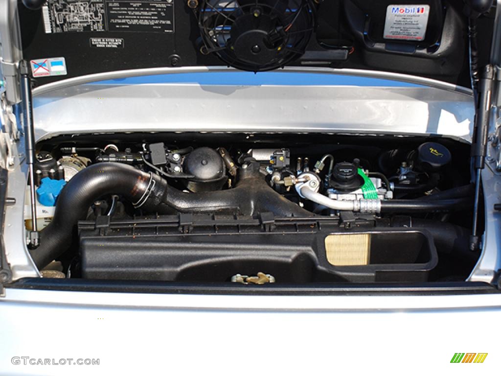 2003 911 Turbo Coupe - Arctic Silver Metallic / Black photo #7