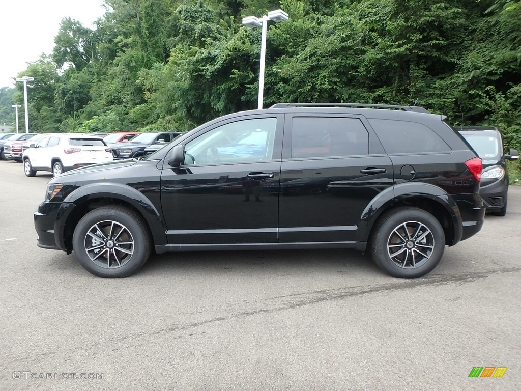 Pitch Black 2018 Dodge Journey SE AWD Exterior Photo #128870698