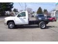 2009 Summit White Chevrolet Silverado 3500HD Work Truck Regular Cab 4x4 Chassis  photo #8