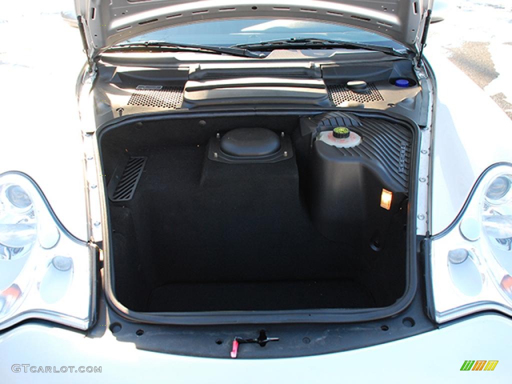 2003 911 Turbo Coupe - Arctic Silver Metallic / Black photo #8