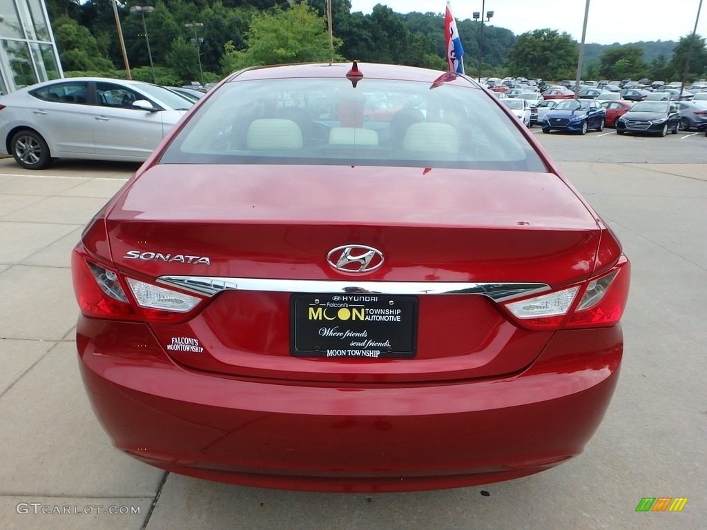 2013 Sonata GLS - Venetian Red Pearl / Camel photo #3