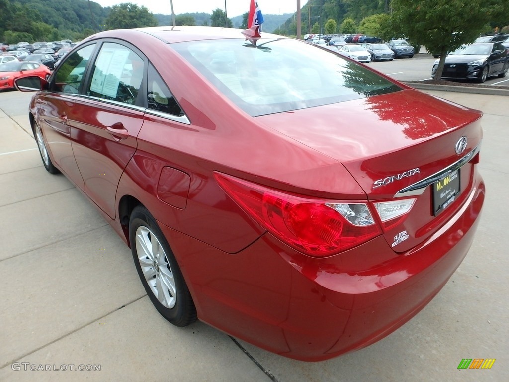 2013 Sonata GLS - Venetian Red Pearl / Camel photo #4