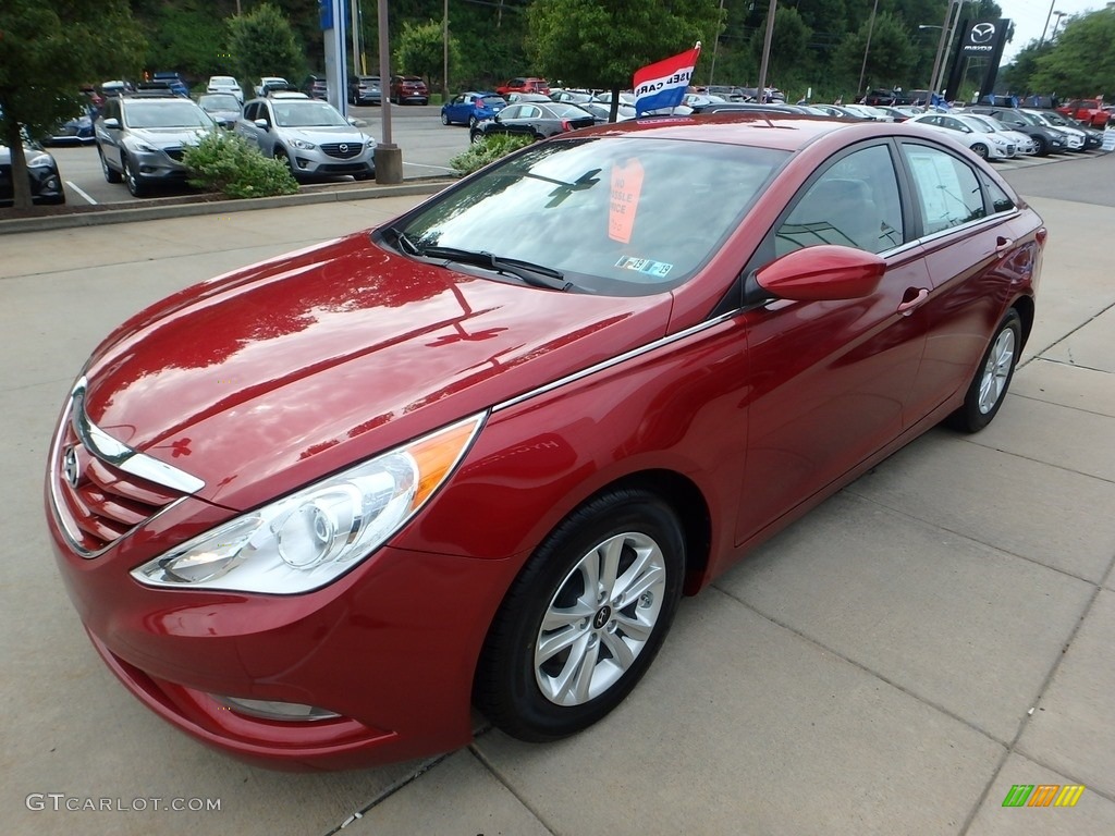 2013 Sonata GLS - Venetian Red Pearl / Camel photo #6