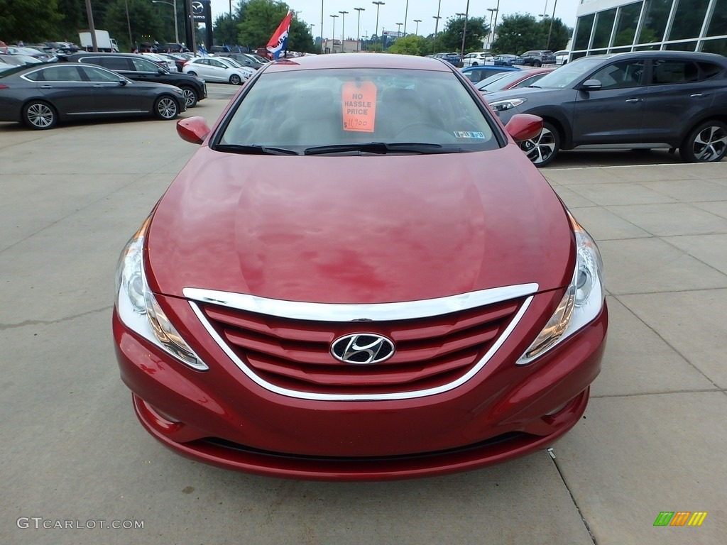2013 Sonata GLS - Venetian Red Pearl / Camel photo #7